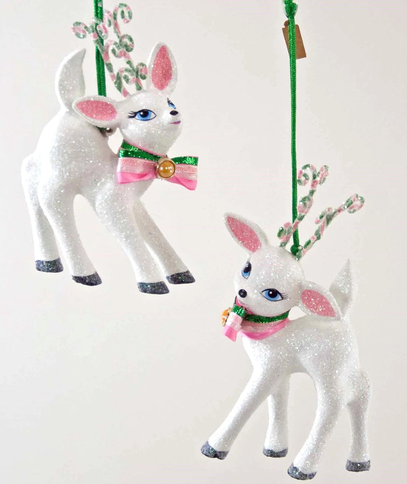 Sweet Retro Reindeer Ornaments