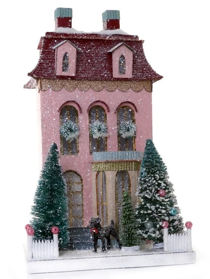 Pink Chateau Putz House