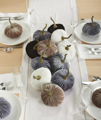 Burgundy Velvet Pumpkins