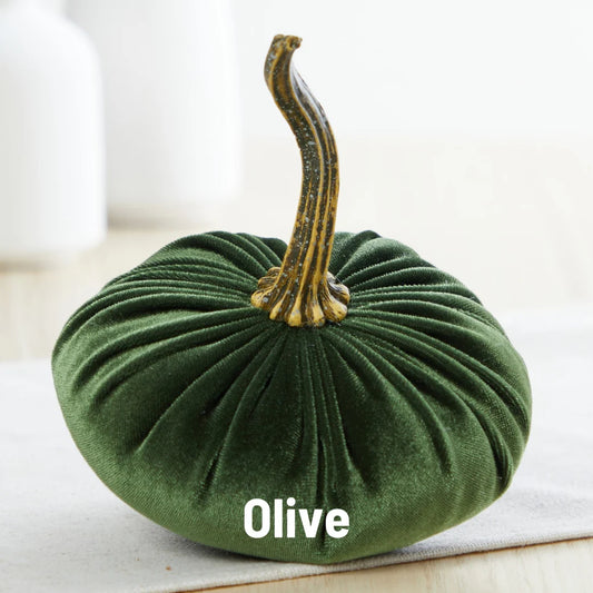 Velvet Pumpkin, Olive Green