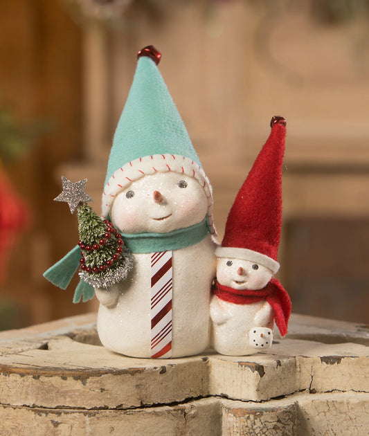 Mama & Baby Snow Family