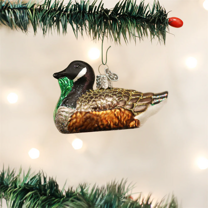 Canada Goose Glass Ornament
