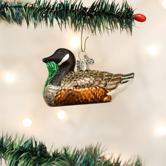 Canada Goose Glass Ornament