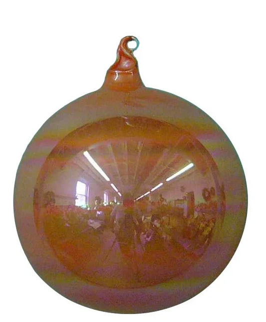Jim Marvin Copper Pearl Glass Ball Ornaments
