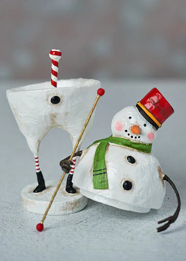Lori Mitchell Frosty Fellow Snowman Container