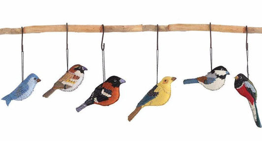 Felt Bird Ornaments