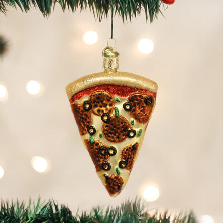 Pepperoni Pizza Slice Ornament