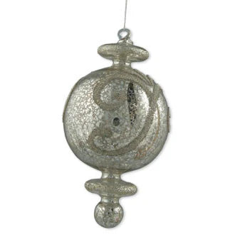 Filigree Glass Finial Ornament