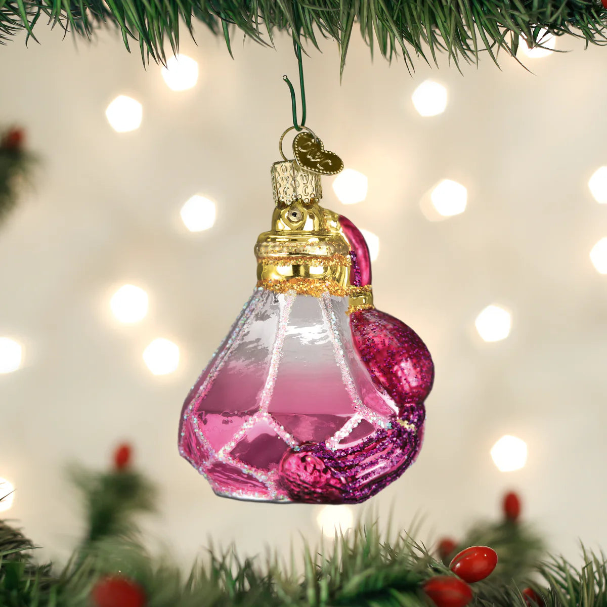 French Perfume Bottle Ornament