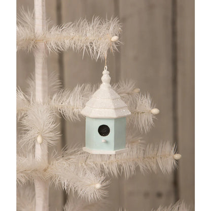 Pastel Bird House Ornaments