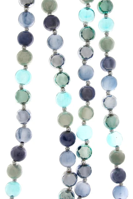 Urban Blues Glass Ball Garland