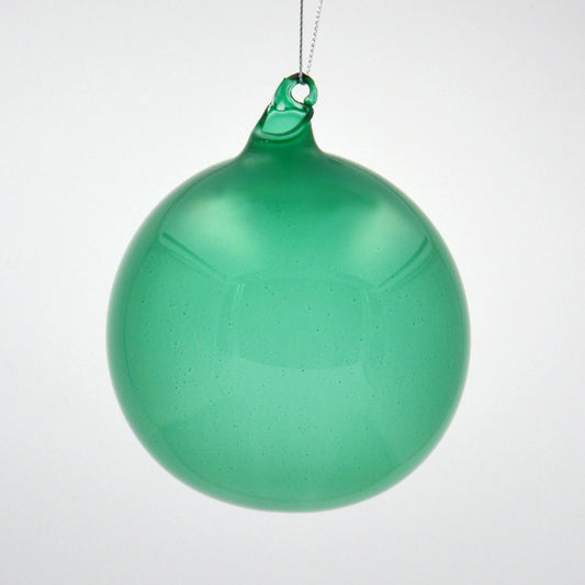 Jim Marvin Eucalyptus Green Bubblegum Glass Ornaments